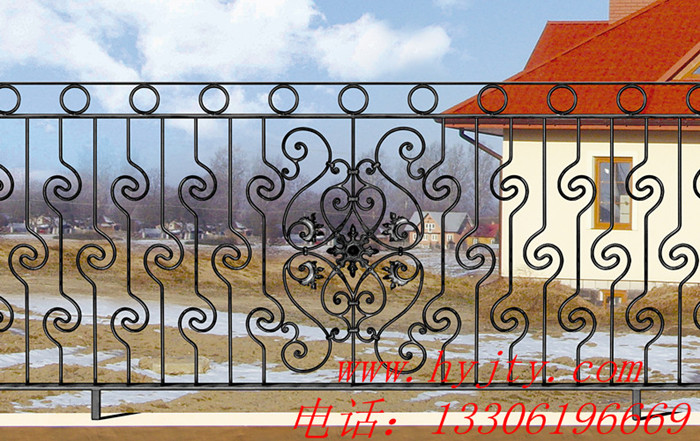 Iron guardrail