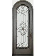 Wrought iron entrance doors