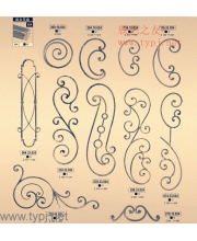 Iron art flower pots