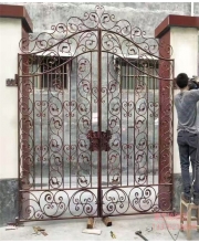 Wrought iron gates